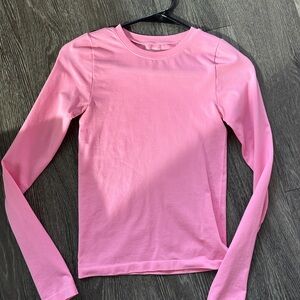 Pink Long Sleeve Top